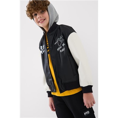 Куртка текстильная с полиуретановым покрытием для мальчиков (бомбер) PLAYTODAY, 1240194