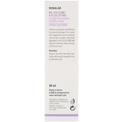 Skin&Lab, Серия Dr. Vita Clinic, подтягивающий крем A Plus, с витамином A, 30 мл
