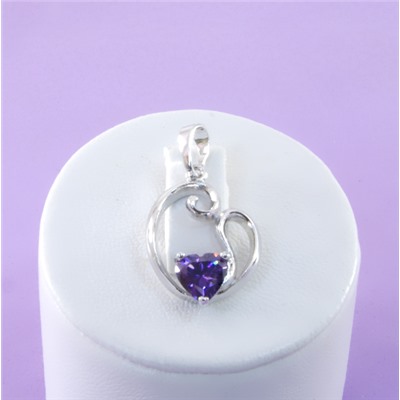 Кулон родий Н01-2108