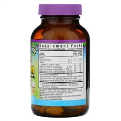 Bluebonnet Nutrition, Rainforest Animalz, кальций, магний и витамин D3 с натуральным ароматизатором со вкусом ванильной глазури, 90 жевательных таблеток в форме животных