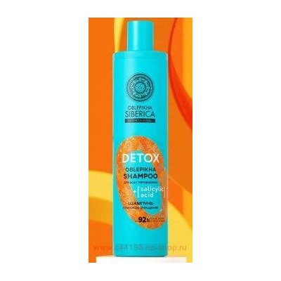 OBLEPIKHA SIBERICA Шампунь для всех типов волос Глубокое очищение 400 мл