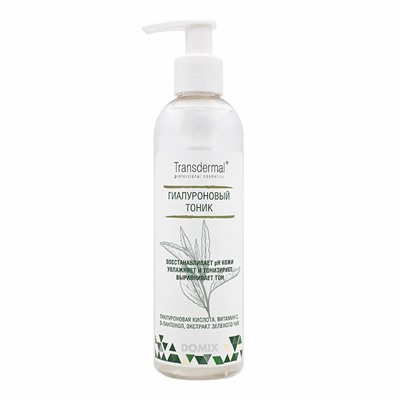 Domix Transdermal Гиалуроновый тоник для лица, 250 мл