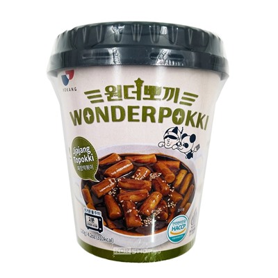 Токпокки в соусе Чачжан Jjajang Tteokbokki Wonderpokki Hokang, Корея, 120 г Акция