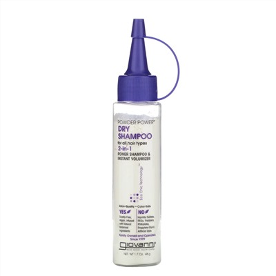 Giovanni, Eco Chic Hair Care, Powder Power Dry Shampoo, 1.7 oz (48 g)