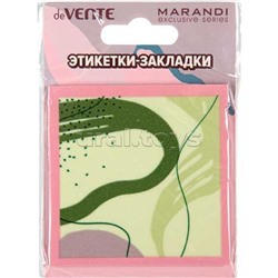 Самоклеящиеся этикетки-закладки "Marandi. Metallic пластиковые полупрозрачные, искрящиеся с дизайном