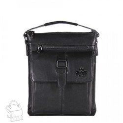 Сумка мужская кожаная 7612Z black Zinimxs