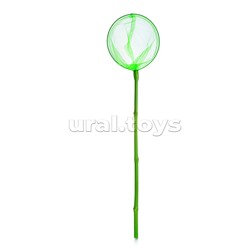 Сачок (ручка бамбук, цвет в ассортименте) (60/20 см.)