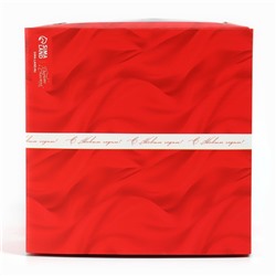 Коробка кондитерская с окном, сундук, «С Новым годом!», 20×20×20 см,