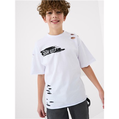 Фуфайка трикотажная для мальчиков (футболка)