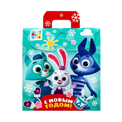 Сладкий новогодний подарок «Цветняшки», детский, 470 г