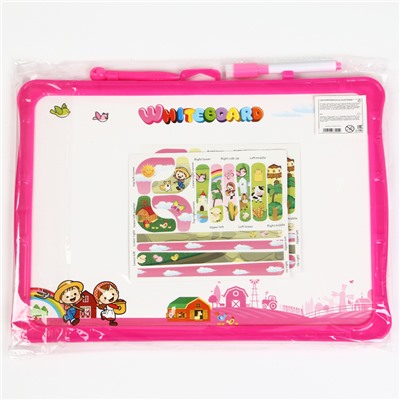 Игровой набор лабиринт «Радужная деревня», маркерная доска, 2×36×27.5 см