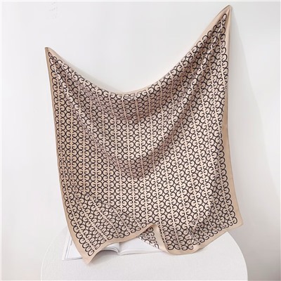 Платок  на голову и шею весенний, мультицвет