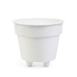 Кашпо со вставкой «Порто», 3.5 л, d=20 см, h=19 см, пластик, белое