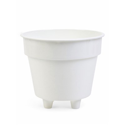 Кашпо со вставкой «Порто», 3.5 л, d=20 см, h=19 см, пластик, белое