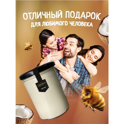 Мед-суфле с кокосом 0,5 кг.