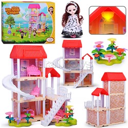 Дом для куклы "Моя вилла" с мебелью, в коробке
