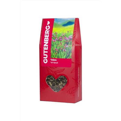 Чай Gutenberg чёрный "Чабрец", 100 г