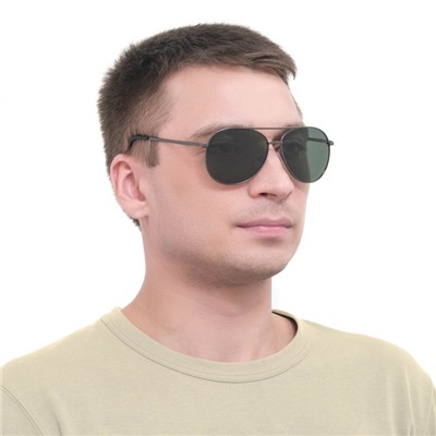 Очки солнцезащитные OneSun, поляризационные, дужка 14 см, ширина 14 см, 5×6 см, черные