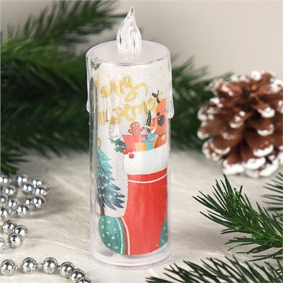 Свеча светодиодная новогодняя 13 см / VFR-45 /уп 480/