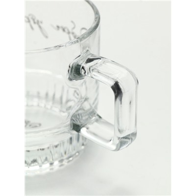 Кружка стеклянная «Доброе утро!», 270 мл