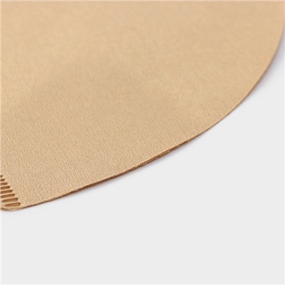 Фильтры для заваривания кофе V60 Доляна Tasty, неотбелённые, набор 50 шт., 13×12 см, бумага