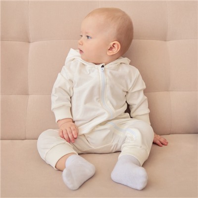 Комбинезон детский MINAKU, рост 86-92 см, экрю