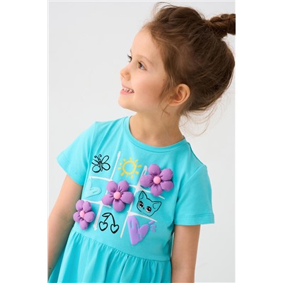 Платье трикотажное для девочек PLAYTODAY, 1243952