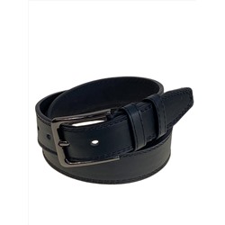 Ремень мужской из искусственной кожи, цвет черный