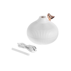 Увлажнитель воздуха HM-7, ультразвуковой, с подсветкой, 300 мл, от USB, до 15 м², 2 Вт, белый