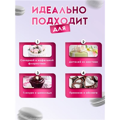Нейтральный кондитерский гель (клей) Top decor, 100 г