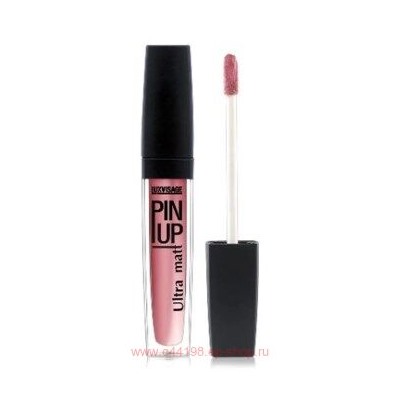 LUXVISAGE Блеск для губ Pin Up Ultra Matt тон19 Ice Rose 5 мл