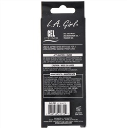 L.A. Girl, Гелевая подводка для глаз Gel Eyeliner, оттенок Jet Black, 3 г