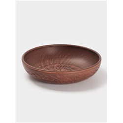 Салатник «Колос», 1 л, 21×5 см, красная глина