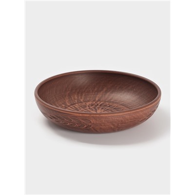 Салатник «Колос», 1 л, 21×5 см, красная глина