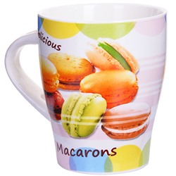 28474 Кружка MACARONS 340 мл с ложкой LR (х36)