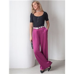 Футболка из трикотажа в широкий рубчик