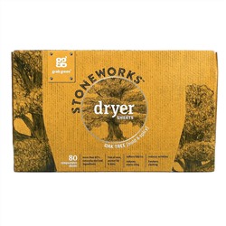Grab Green, Stoneworks, Dryer Sheets, Oak Tree, 80 Compostable Sheets