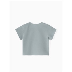 Футболка детская детская MINAKU, рост 68-74 см, серая