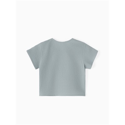 Футболка детская детская MINAKU, рост 68-74 см, серая