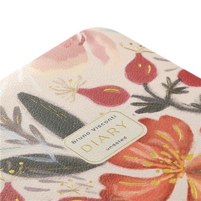 Ежедневник недатированный А6+ 240 стр. "Нежные цветы" 3-745/03 Bruno Visconti