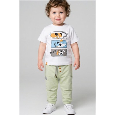 Брюки детские трикотажные для мальчиков, 2 пары в комплекте PLAYTODAY, 1243861