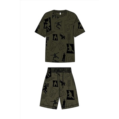 Комплект трикотажный для мальчиков: фуфайка (футболка), шорты PLAYTODAY, 1122539