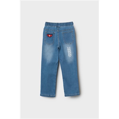 Брюки текстильные джинсовые для мальчиков PLAYTODAY, 1240600