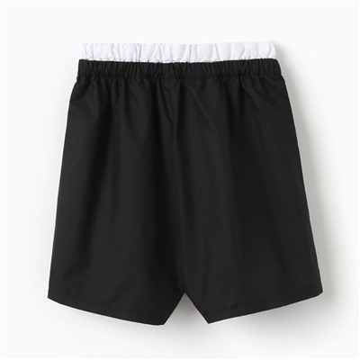 Шорты женские MINAKU: Basic line, чёрные, размер 44