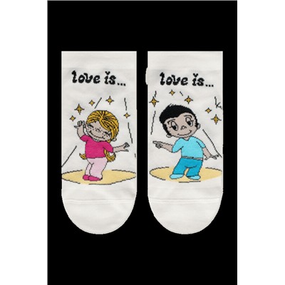 Короткие БРЕСТСКИЕ НОСКИ ЖЕНСКИЕ 1163 LOVE IS