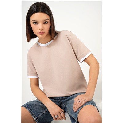 Женская базовая футболка из хлопка с кантом 3 шт. Happyfox