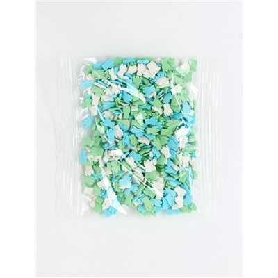 Пасхальный набор с декором «Церкви»: посыпка 50 г, форма для кулича 2 шт., 25×5 см