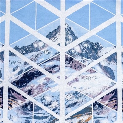 Постельное бельё евро «Этель. Горные вершины», бязь