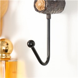 Настенный крючок декоративный «Снегирь», полистоун, лак, 12.5×6.5×19.5 см