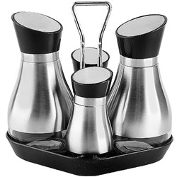 31022 Набор д/специй на подставке 5пр нерж/ст/стекл/пластик/металл (16 специй внутри) MB (х6)
